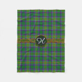 Monogram Hunter Tartan Fleecedecke (Vorderseite)