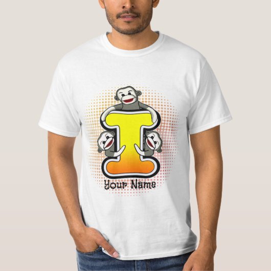 Monogram I Sock Monkey T - Shirt (Vorderseite)