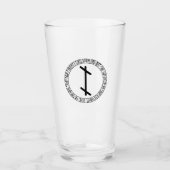 Monogram I - Viking Style - Pint Glass Glas (Vorderseite)