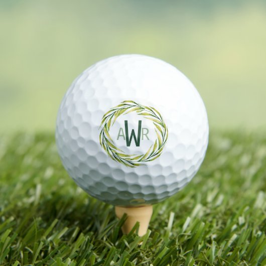 Monogram ID667 für Aquarellrahmen Golfball (Insitu T-Shirt)