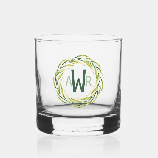 Monogram ID667 für Aquarellrahmen Whiskyglas (Vorderseite)