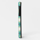 Monogram Ikat Diamonds Muster Aquamarin Minze Case-Mate iPhone Hülle (Hinten/Links)