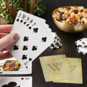 Monogram Imitate Gold Classic Playing Cards Spielkarten (In Situ)