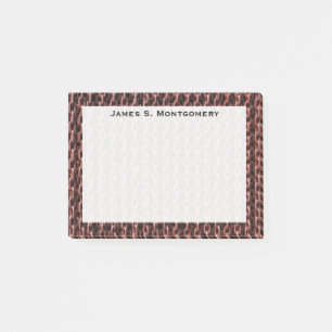 Monogram-Imitate Rusty Chains Post-it Klebezettel