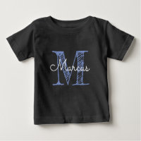 Monogram Individuelle Name Baby Boy Black Baby T -