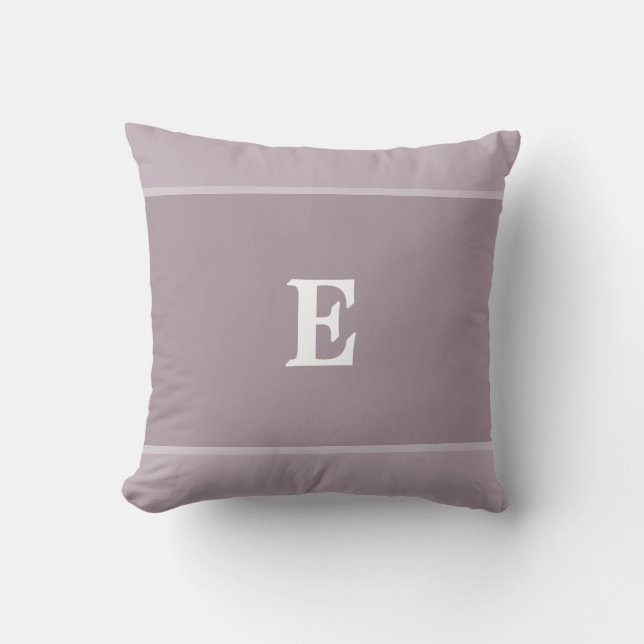 Monogram, initial E Letter Elegant Colors Modern Kissen (Vorderseite)