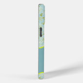 MONOGRAM INITIAL G ACQUA KLEINE BLUME Case-Mate iPhone HÜLLE (Rückseite / Rechts)