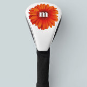 Monogram Initial Gerbera Daisy Golf Headcover