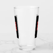 MONOGRAM INITIAL H Beer Glas (Links)
