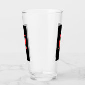 MONOGRAM INITIAL H Beer Glas (Rechts)