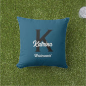 Monogram Initial Individuelle Name Bridesmaid Gift Kissen (Golfball-Marker)