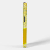 MONOGRAM INITIAL K YELLOW KLEINE BLUME Case-Mate iPhone HÜLLE (Rückseite / Rechts)