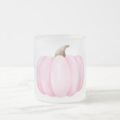 Monogram Initial mit Pink Pumpkin | Mattglastasse (Mittel)