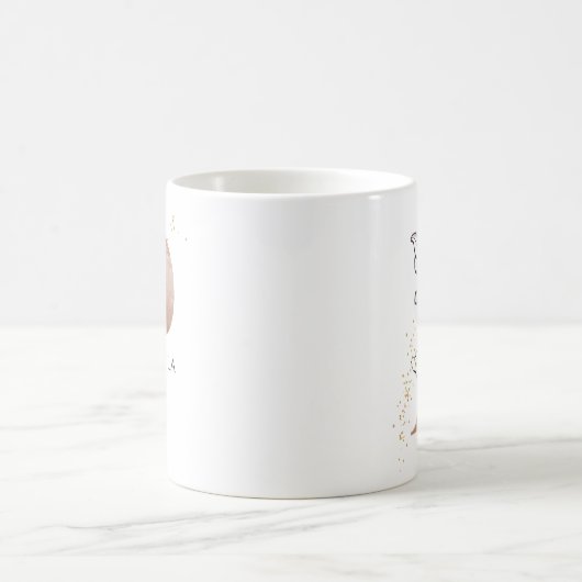 Monogram, Initial Modern Letter P Boho Personalisi Kaffeetasse (Mittel)