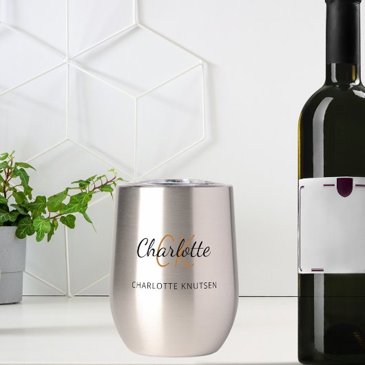 Monogram-Initial-Namensskript