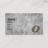 Monogram Initial O Hydrangea Flowers Visitenkarte (Vorderseite)