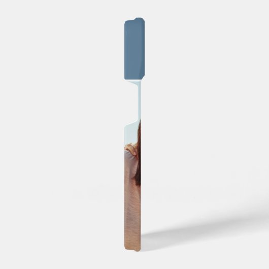 Monogram Initial Photograph Modern iPhone Hülle (Rechte Seite)