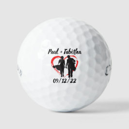 Monogram Initial und Name Personalisierte Golfbäll Golfball