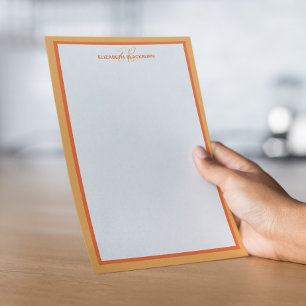 Monogram-Initialen für benutzerdefinierte Personal Briefpapier