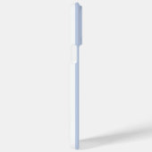 Monogram Initialen staubige hellblaue Streifen Case-Mate iPhone Hülle (Rückseite / Rechts)