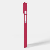 Monogram Initials Elegant Hot Pink Gold Circles Case-Mate iPhone Hülle (Rückseite / Links)