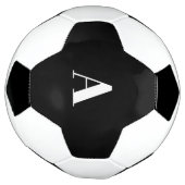 Monogram Initials Individuelle Name Schwarz-weiß G Fußball (Gedreht)