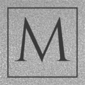 Monogram Initials Individuelle Name Silvery Gray G Aufkleber (Vorderseite)