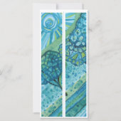 Monogram Initials Whimsical Two Lesezeichens (Rückseite)