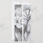 Monogram Initials Whimsical Two Lesezeichens (Rückseite)