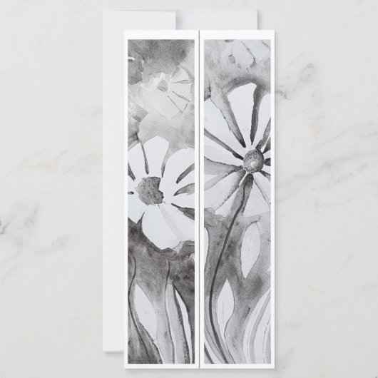 Monogram Initials Whimsical Two Lesezeichens (Rückseite)