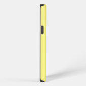 Monogram Initials Yellow Gray Custom Classy iPhone Hülle (Rechte Seite)