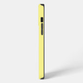 Monogram Initials Yellow Gray Custom Classy iPhone Hülle (Linke Seite)