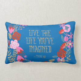 Monogram Inspiration Live Life Imaging Zitat Lendenkissen