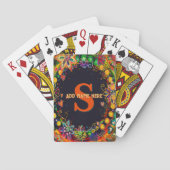 Monogram-Inspirivity Playing Cards mit hübschem Na Spielkarten (Rückseite)
