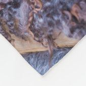 Monogram Instagram Foto Collage Unsere Familie Fleecedecke (Ecke)