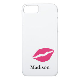 Monogram iPhone 7 Case mit Kiss