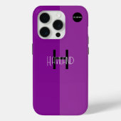Monogram iPhone Case Zwei Tone HAMbWG (Rückseite)