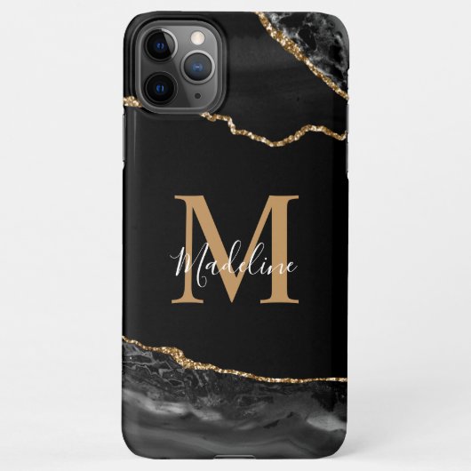 Monogram iPhone Hülle (Rückseite)