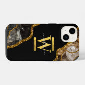 Monogram iPhone Hülle (Rückseite (Horizontal))