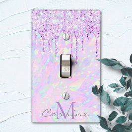 Monogram Iridescent Rainbow Opal Drilling Glitzer