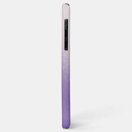 *~* Monogram Iridestin Pastel Lavendel Gradient Case-Mate iPhone Hülle (Hinten/Links)