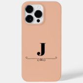 Monogram J, Black Blüh, Case-Mate iPhone Case (Rückseite)