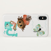 Monogram J Case-Mate Barely There iPhone X Case (Rückseite (Horizontal))
