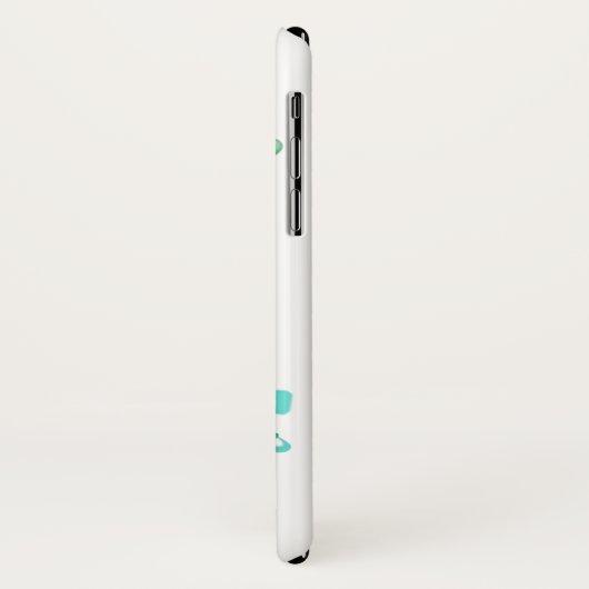 Monogram J Case-Mate Barely There iPhone X Case (Hinten/Links)