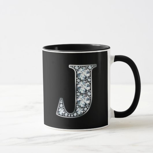 Monogram J Imitats Diamond Tasse (Rechts)