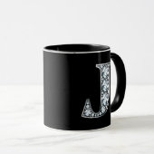 Monogram J Imitats Diamond Tasse (VorderseiteRechts)