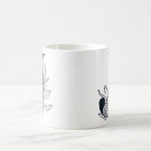 Monogram J Initial Coffee Tasse (Mittel)