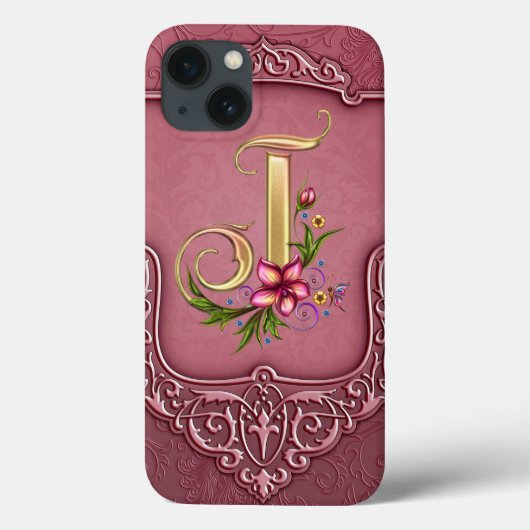 Monogram J iPad Air Hüllen (Rückseite)
