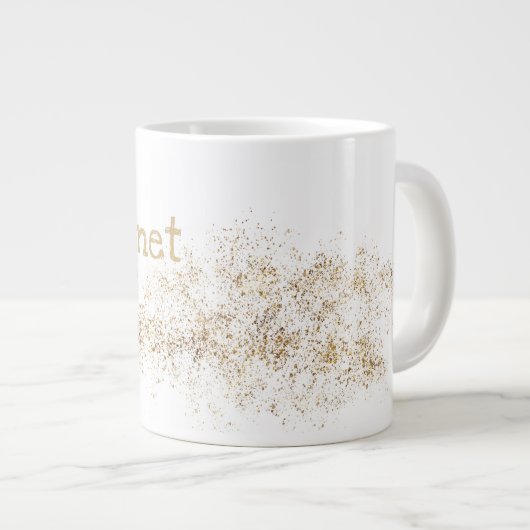 Monogram "J" Jumbo Tasse Soup Ice Cream (Vorderseite Rechts)