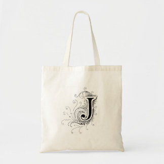 Monogram "J" Tote Bag Tragetasche